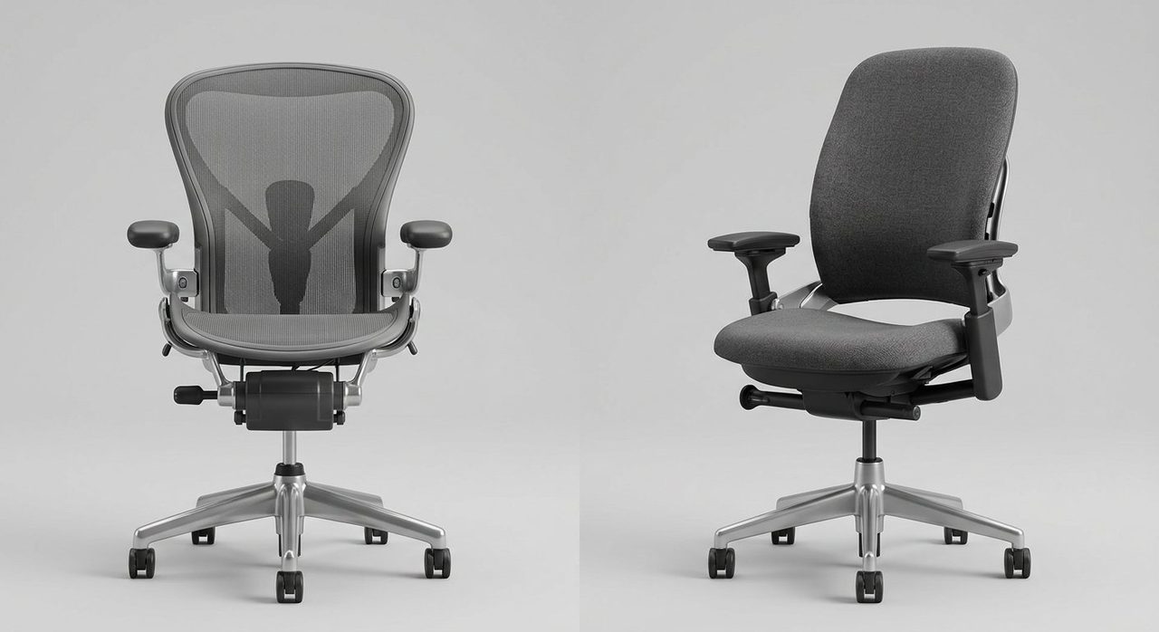 Herman Miller Aeron vs Steelcase Leap V2: The Honest Comparison