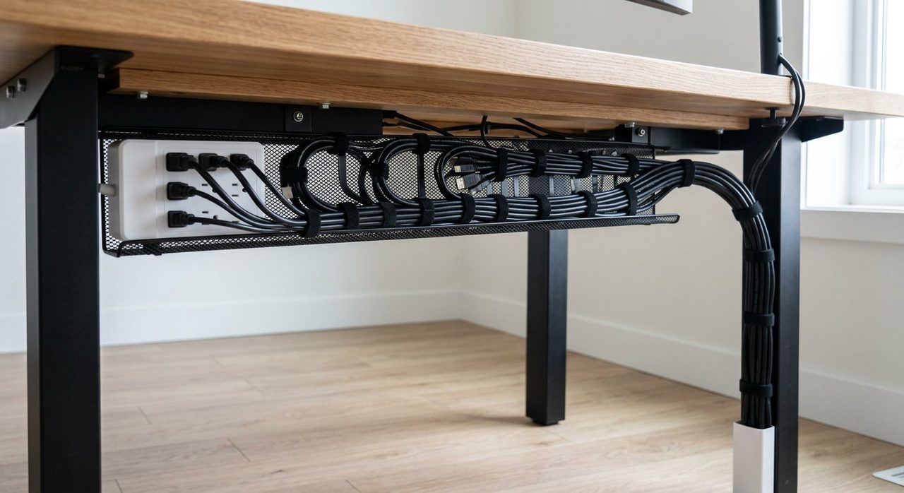 How to Hide Cables in Your Home Office (For Under $50)